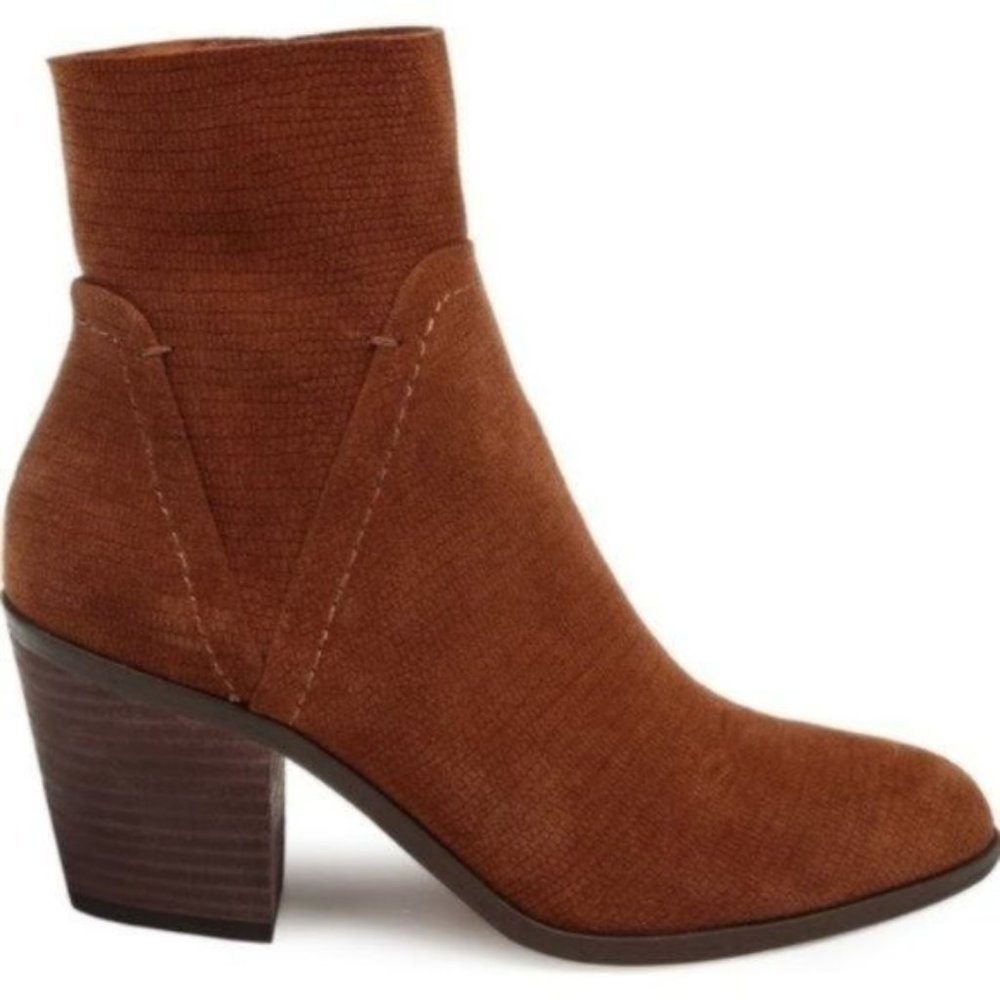 Splendid Cherie Bootie Brown Leather